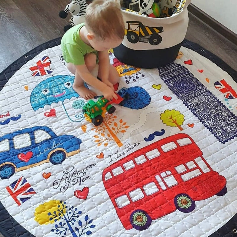 Activity Play Mat - Toy Storage - London - Just Kidding Store