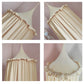 Premium Muslin Cotton Canopy With Frills - Just Kidding Store