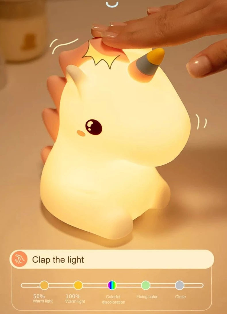 Little Unicorn LED Night Light - Color Changing Lamp - Just Kidding Store