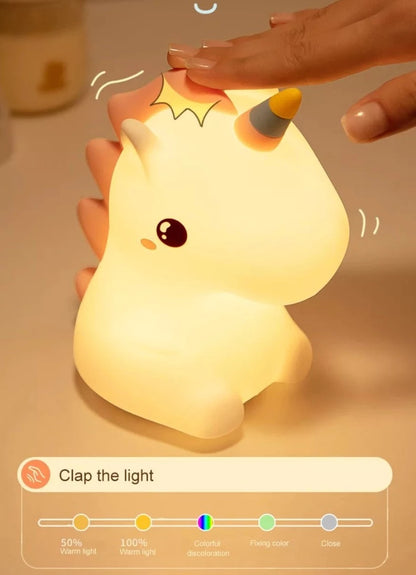 Little Unicorn LED Night Light - Color Changing Lamp - Just Kidding Store