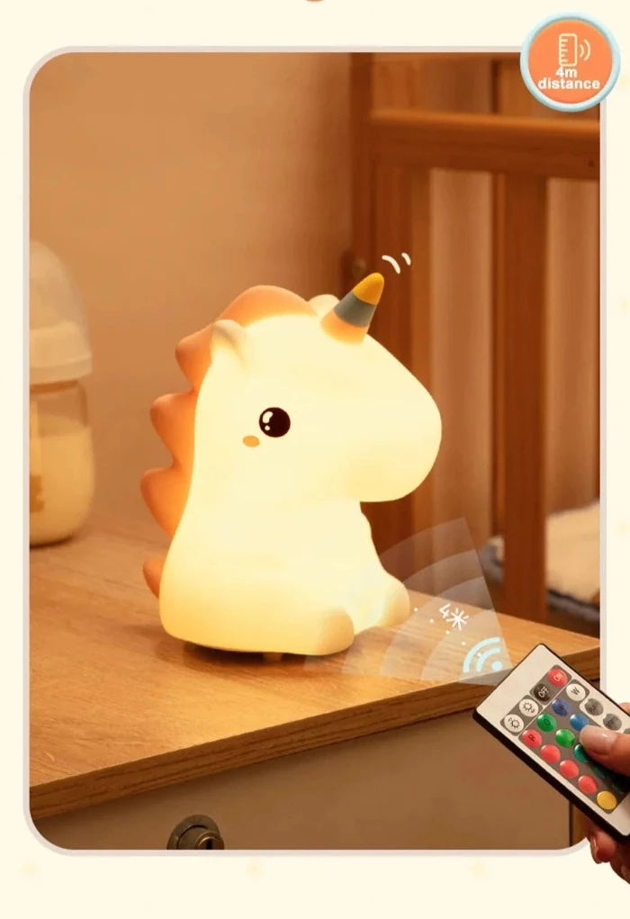 Little Unicorn LED Night Light - Color Changing Lamp - Just Kidding Store