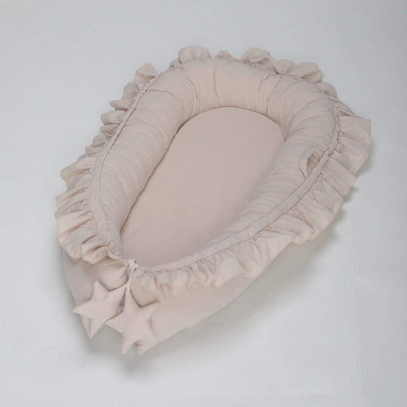 Ruffle Baby Nest - Portable Cocoon - Just Kidding Store