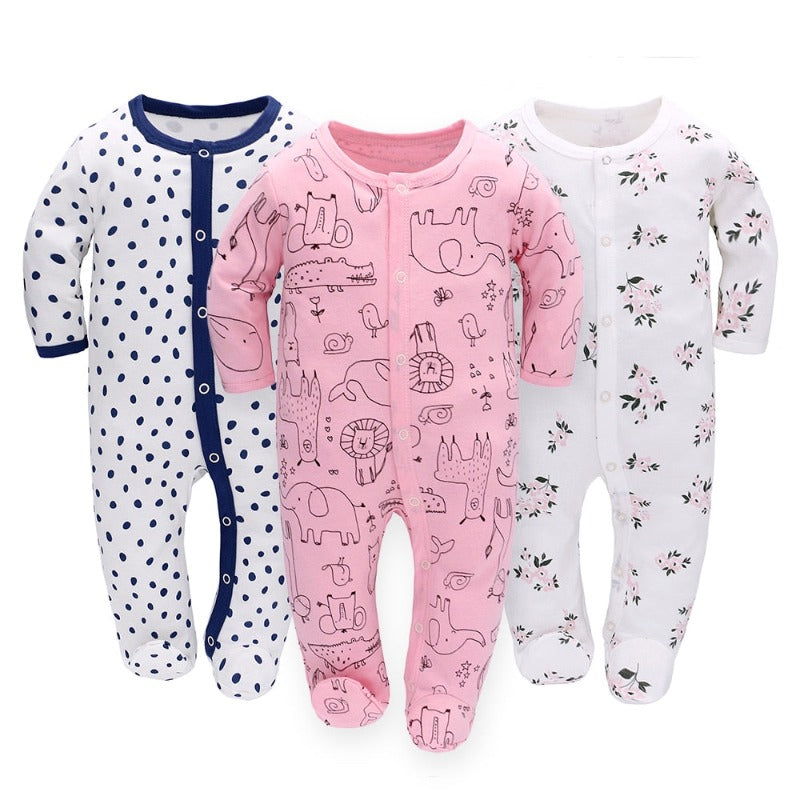 Baby Rompers 3pcs Set - Just Kidding Store