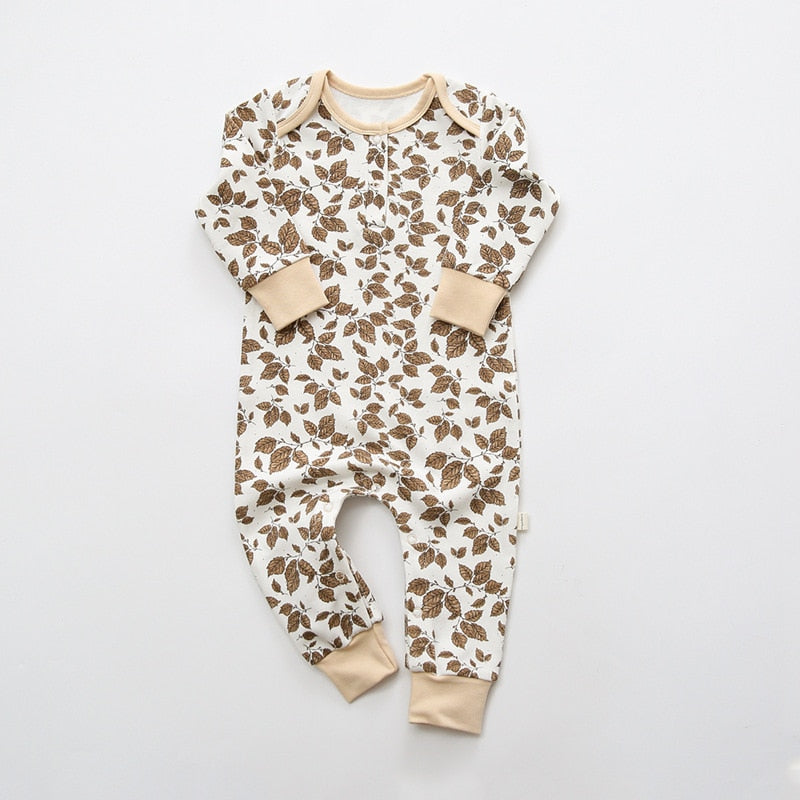 Boho Floral Print Baby Infant Romper - Just Kidding Store