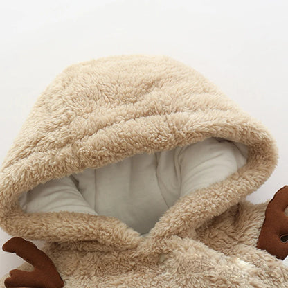 Deer Warm Winter Baby Infant Romper - Just Kidding Store