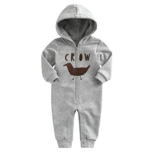 Long Sleeve Hooded Jumpsuit - Just Kidding Store