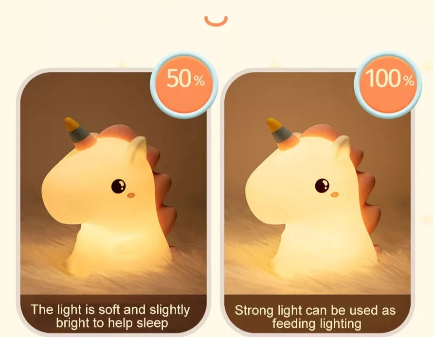 Little Unicorn LED Night Light - Color Changing Lamp - Just Kidding Store