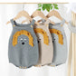 Lion Cotton Knitted Overall - Just Kidding Store