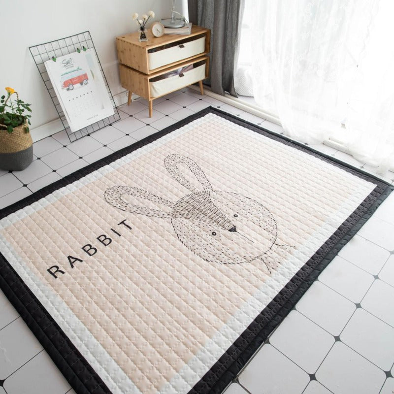 Oversized Play Mat - Quilted Anti Skid Carpet