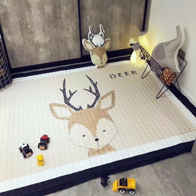 Oversized Play Mat - Quilted Anti Skid Carpet - Just Kidding Store