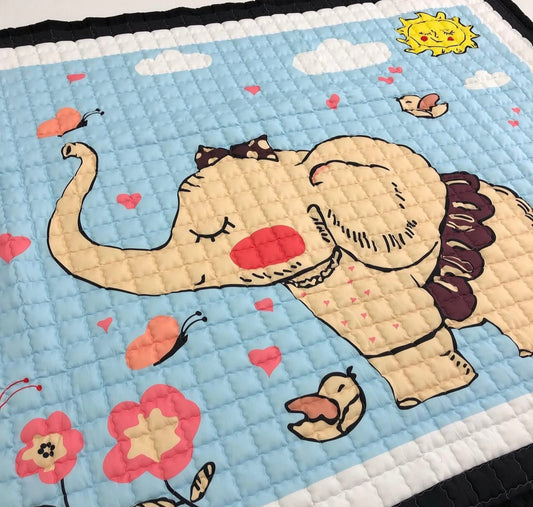 Oversized Play Mat - Quilted Anti Skid Carpet