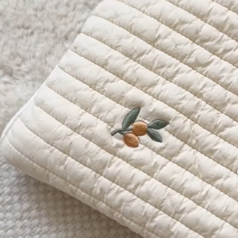 Embroidered Quilted Nap Mat