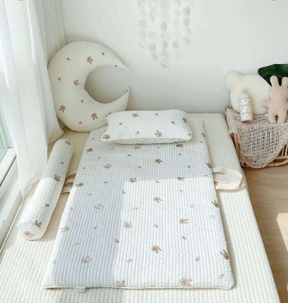 Embroidered Quilted Nap Mat