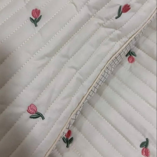 Embroidered Quilted Nap Mat