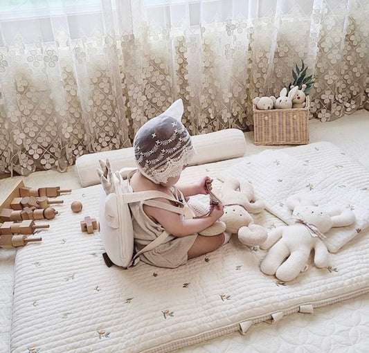 Embroidered Quilted Nap Mat