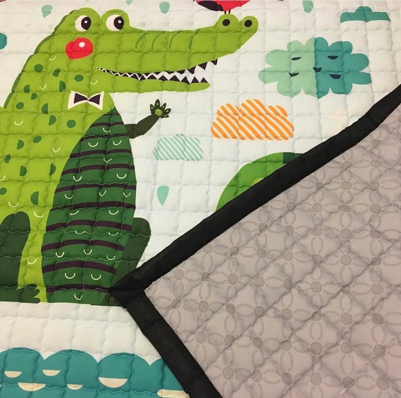 Oversized Quilted Kids Play Mat Anti Skid Carpet - Just Kidding Store