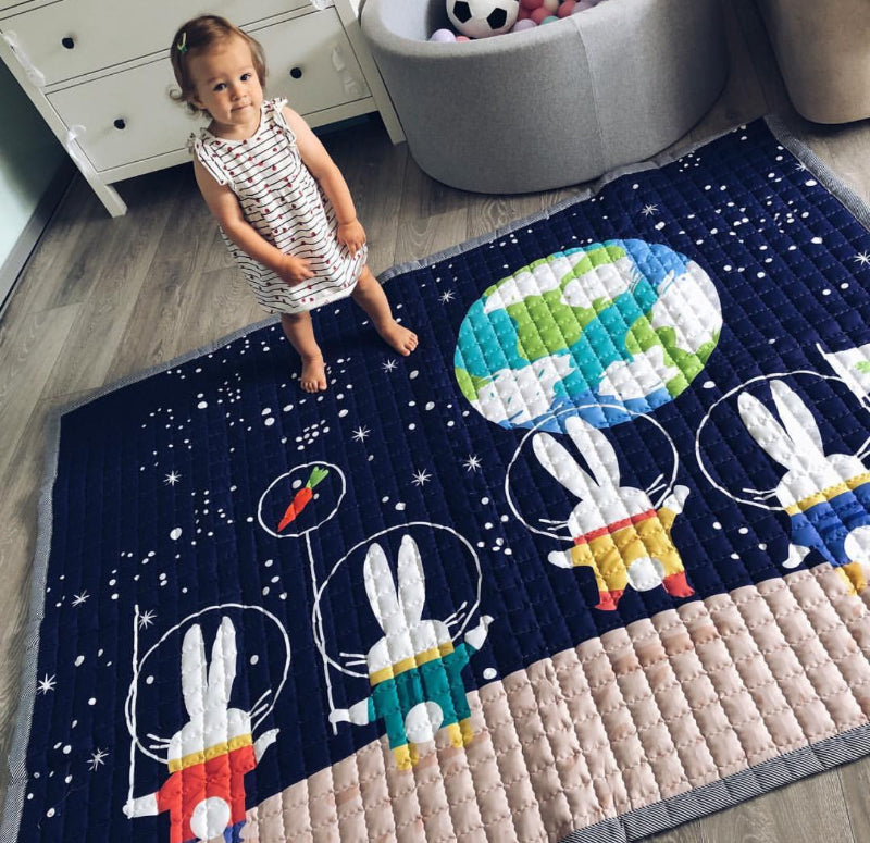 Oversized Play Mat - Quilted Anti Skid Carpet