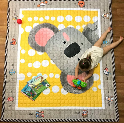Koala Play Mat - Quilted Anti Skid Carpet