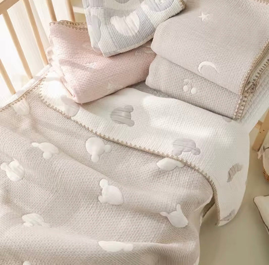 DreamSoft Reversible Cotton Blanket - Just Kidding Store