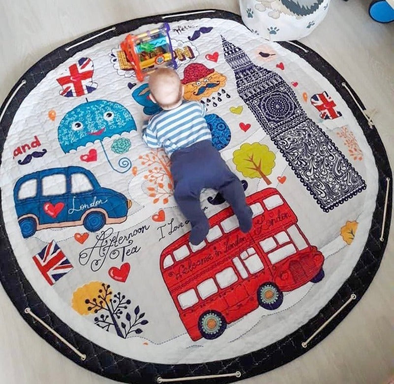 Activity Play Mat - Toy Storage - London - Just Kidding Store