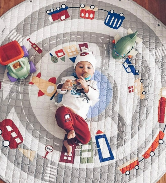 City Map Baby Kids Activity Play Mat Toy Storage - Just Kidding Store