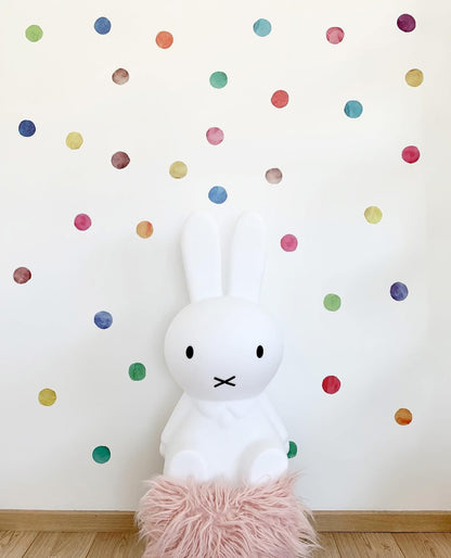 Watercolor Dot Wall Decal Colorful Wall Stickers - Just Kidding Store