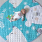 Activity Play Mat - Baby Kids Toy Storage Bag - Polar Bears - Just Kidding Store