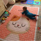 Sleepy Kitty Play Mat - Quilted Anti Skid Carpet - Just Kidding Store