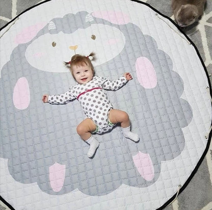 Anti Skid Activity Play Mat Toy Storage Black Sheep Just Kidding Store