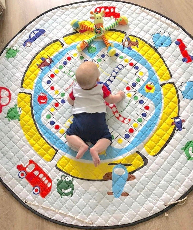 Cars and Planes Antslip Kids Mat Storage Pouch - Just Kidding Store