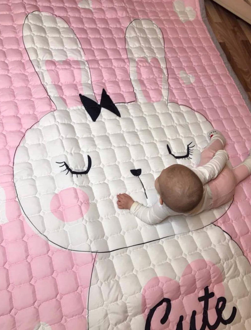 Oversized Quilted Play Mat - Waterproof Anti Skid Carpet - Just Kidding Store