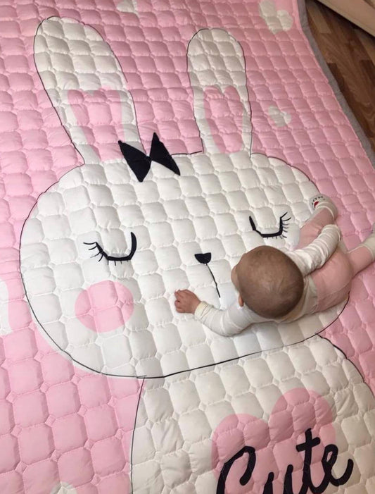 Oversized Quilted Play Mat - Waterproof Anti Skid Carpet - Just Kidding Store