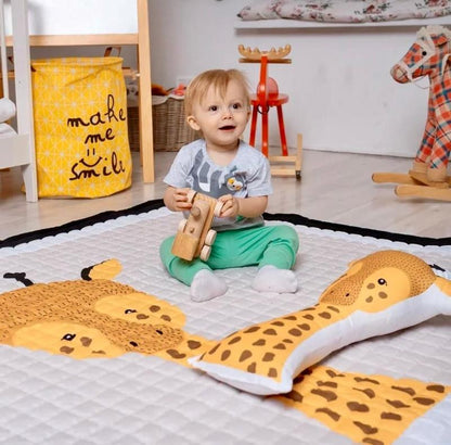 Oversized Kids Play Mat - Quilted Anti Skid Carpet - Just Kidding Store