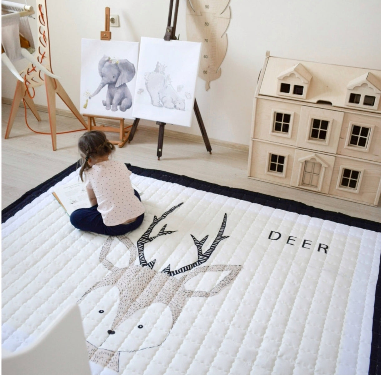 Oversized Play Mat - Quilted Anti Skid Carpet
