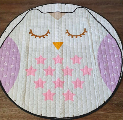 Sleepy Owl Antislip Play Mat Toy Storage - Just Kidding Store