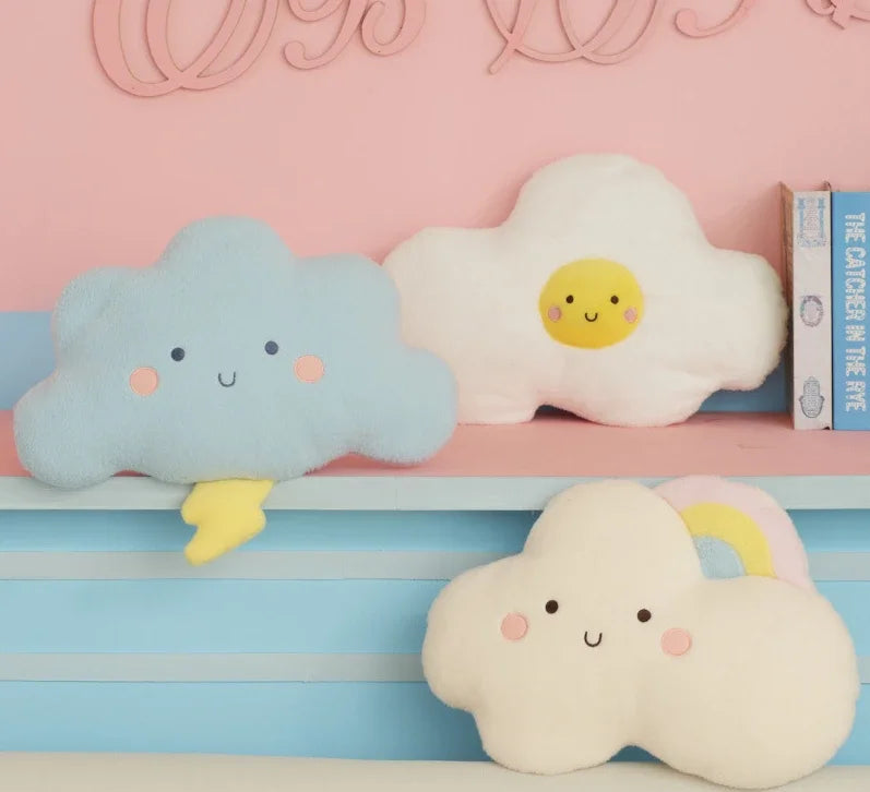 Cloud Cushions - Cloud Rainbow Tassel Thunder Sun - Just Kidding Store