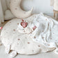 Round Embroidered Padded Baby Play Mat - Just Kidding Store