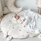 Round Embroidered Padded Baby Play Mat - Just Kidding Store