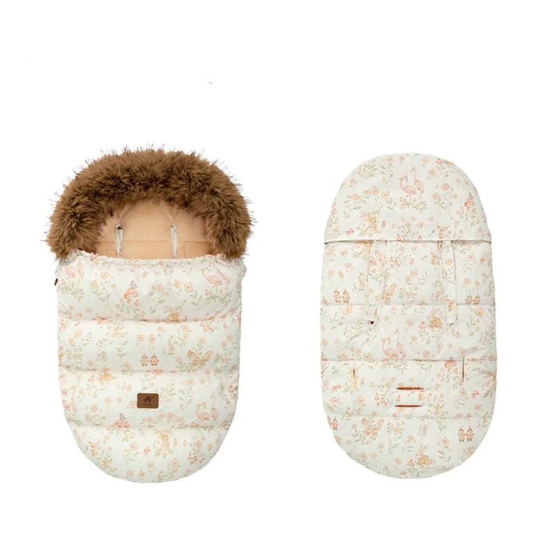 Winter Windproof Footmuff - Universal Pram Sleepsack 0-24M - Just Kidding Store