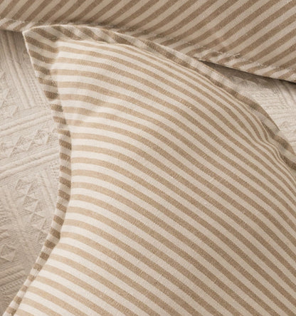 Cotton Linen Stripe Pillow - Just Kidding Store