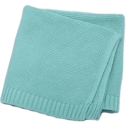 Personalized Name Cotton Knitted Blanket - Just Kidding Store