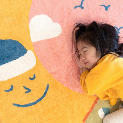 Sleepy Moon Plush Fluffy Non-Slip Childrens Carpet - Just Kidding Store