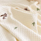 Organic Cotton Waffle Baby Toddler Swaddle Blanket - Just Kidding Store