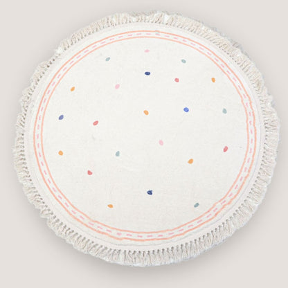 Round Tassel Dot Carpet - Just Kidding Store