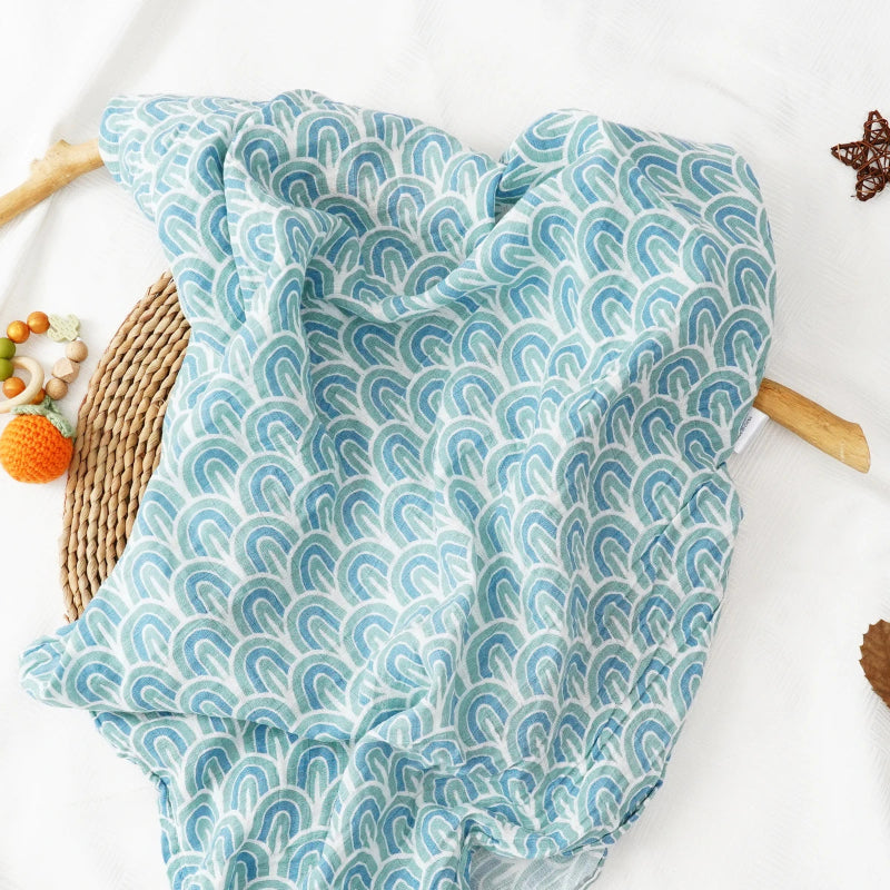 Muslin Blanket - 2 Layers Cotton Swaddle - Just Kidding Store