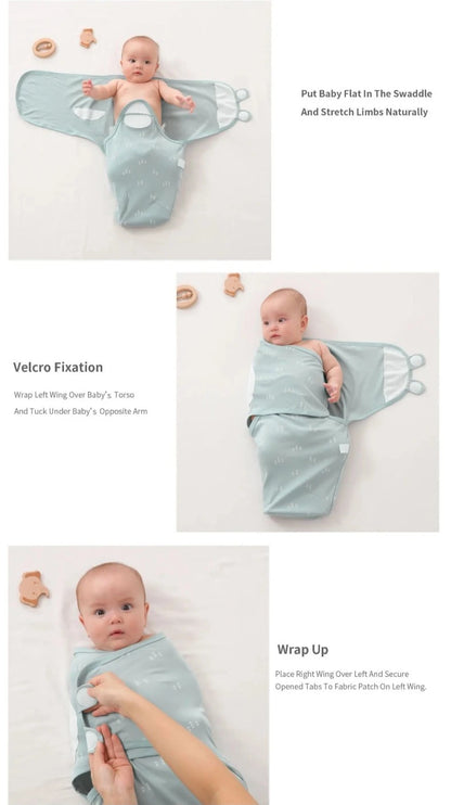 Easy Swaddle Wrap - Soft Baby Cocoon - Just Kidding Store