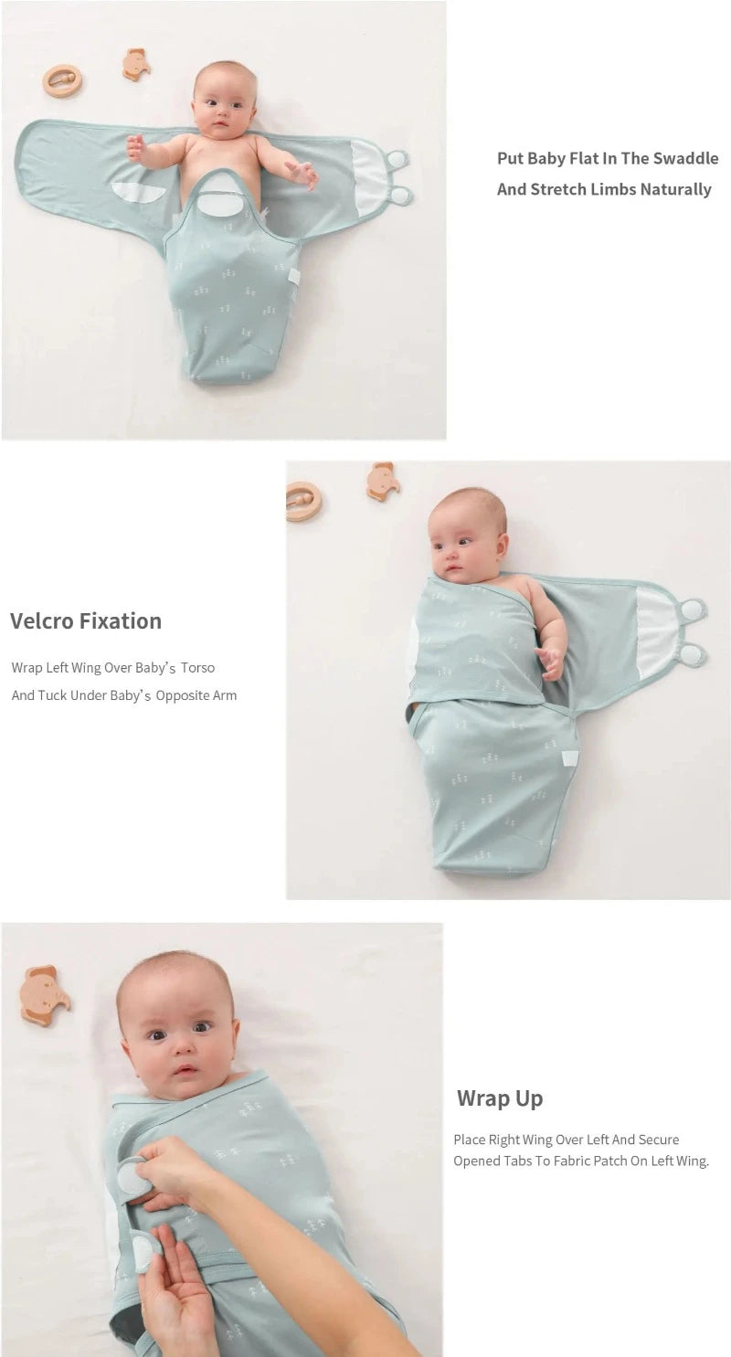 Easy Swaddle Wrap - Soft Baby Cocoon - Just Kidding Store