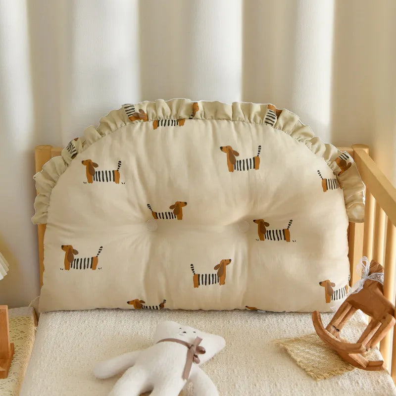 Frill Bed Bumper - Backrest Pillow - Just Kidding Store