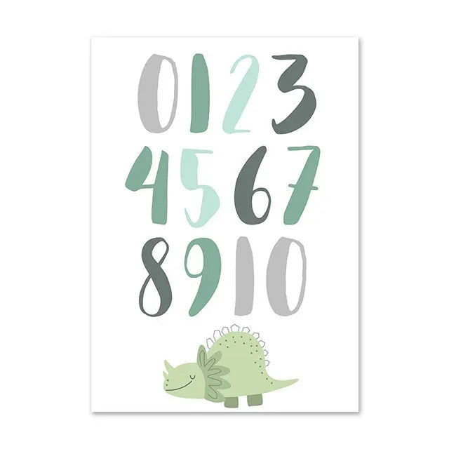 Custom Name Birth Stats Canvas Poster - Just Kidding Store