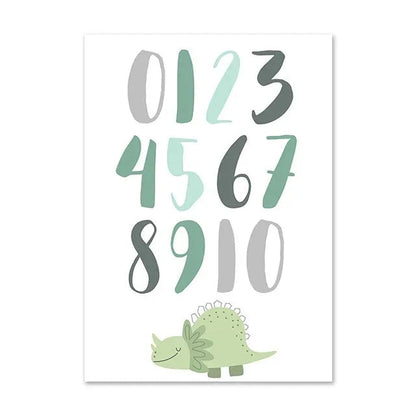 Custom Name Birth Stats Canvas Poster - Just Kidding Store